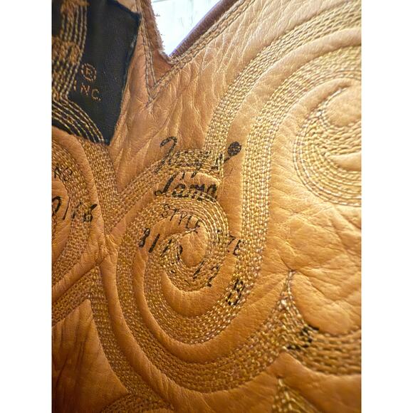 Vtg Tony Lama Exotic Python Black Label 8113 Western Cowboy Boots Men's US 12B - Picture 8 of 15